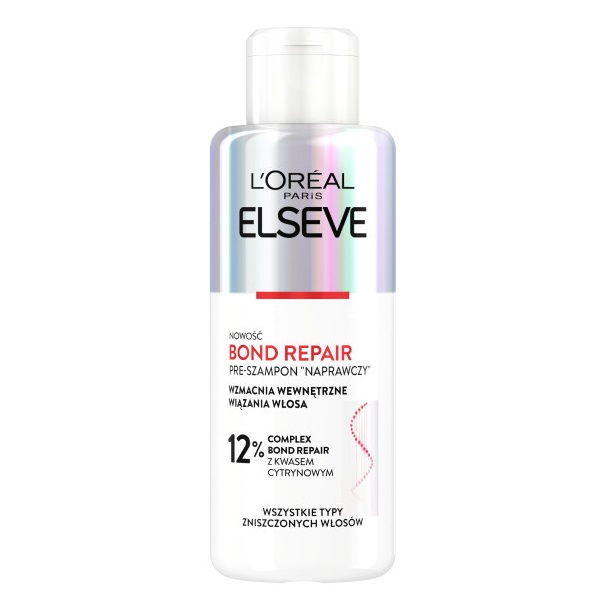 95007871677003041 Elseve Bond Repair pre-szampon naprawczy wzmacniający wewnętrzne wiązania włosa 200ml - obrazek 1