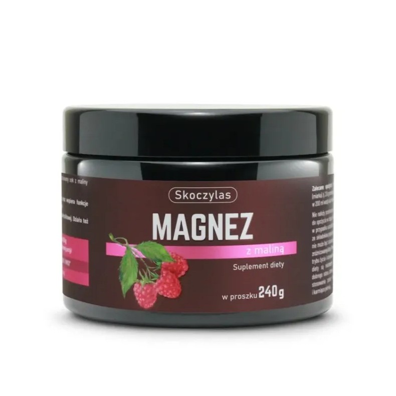 95026411767771431 Magnez z maliną suplement diety 240g - obrazek 1