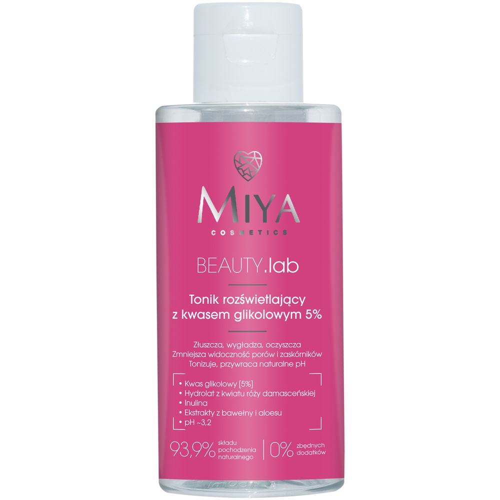 95281731606153542 BEAUTY Lab tonik rozświetlający z kwasem glikolowym 5% 150ml - obrazek 1