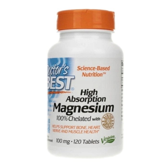 95320181764579126 High Absorption Magnesium 200mg suplement diety 120 tabletek - obrazek 1