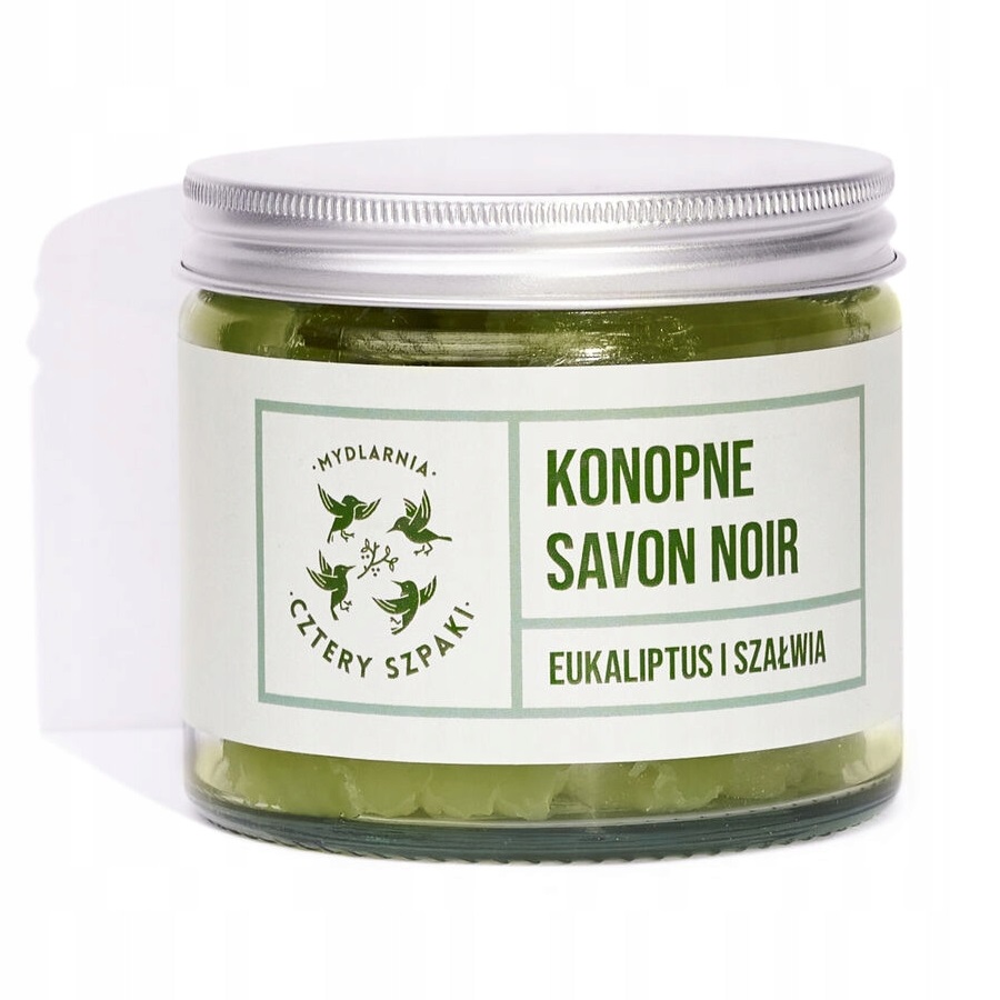 9532621702039099 Konopne mydło Savon Noir Eukaliptus i Szałwia 250g - obrazek 1