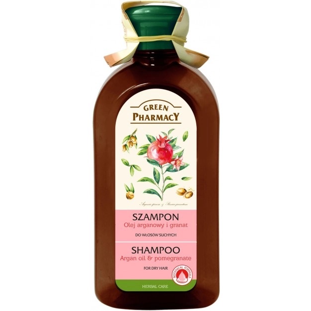 95367471663594794 Herbal Care Shampoo For Dry Hair ziołowy szampon do włosów suchych Olej Arganowy & Granat 350ml - obrazek 1