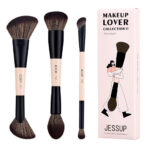 Duo-End Brush Versatility Collection zestaw dwustronnych pędzli do makijażu Peach Dust 3szt.