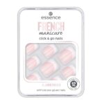 French Manicure Click & Go Nails sztuczne paznokcie 01 Classic French 12szt