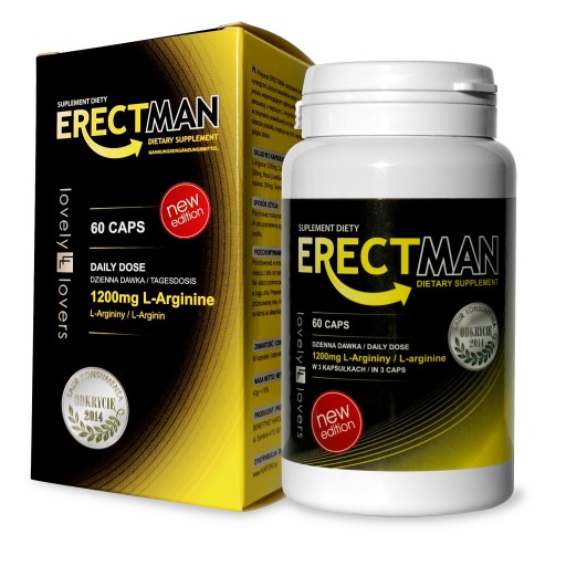 95498211635849368 Erectman wzmocniona erekcja i potencja u mężczyzn suplement diety 60 kapsułek - obrazek 1