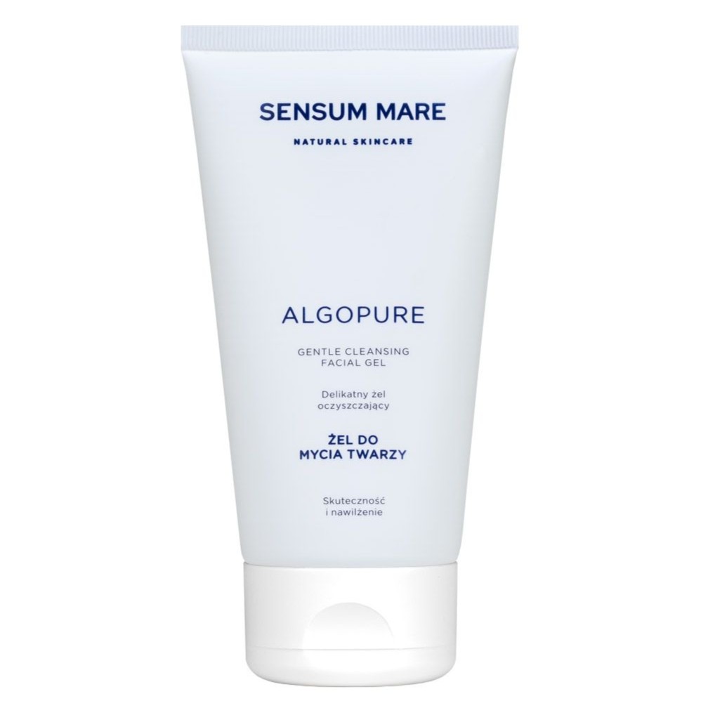 95499461756383521 Algopure delikatny żel do mycia twarzy z kompleksem 5 alg morskich i wodą z lodowca norweskiego 150ml - obrazek 1