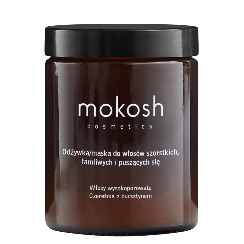 9553141754975874 Odżywka/maska do włosów szorstkich łamliwych i puszących się Czereśnia z bursztynem 180ml - obrazek 1