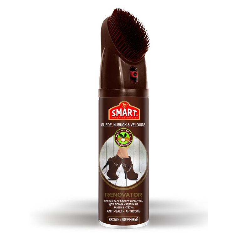 9560741695043783 Premium renowator do zamszu i nubuku w sprayu Brązowy 250ml - obrazek 1