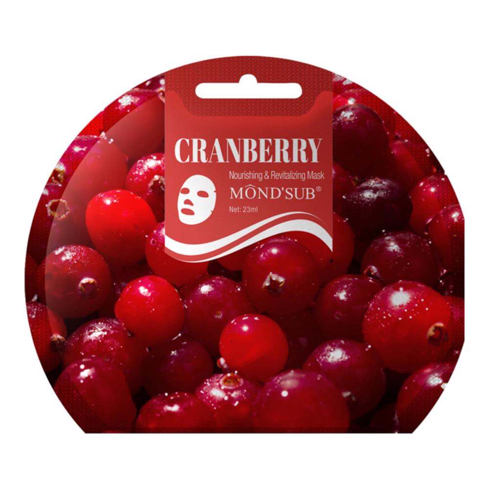 95683611713961081 Cranberry Nourishing & Revitalizing Mask odżywczo-rewitalizująca maseczka w płachcie 23ml - obrazek 1