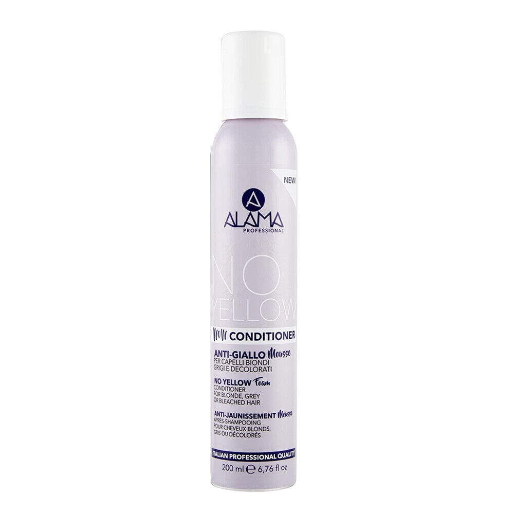 95724131720004535 No Yellow odżywka w piance do włosów blond przeciw żółtym odcieniom 200ml - obrazek 1