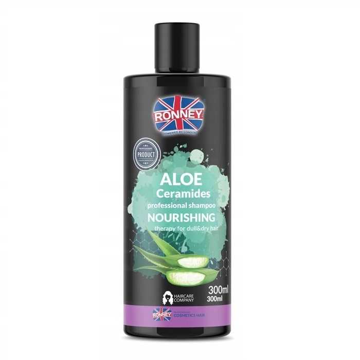 95760121648558946 Aloe Ceramides Professional Shampoo Nourishing nawilżający szampon do włosów suchych i matowych 300ml - obrazek 1