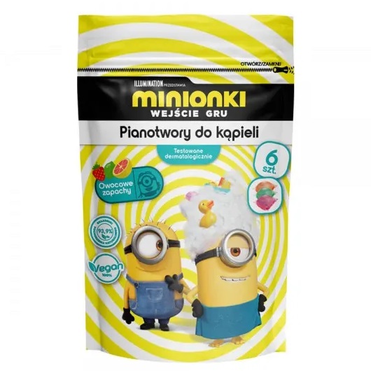 9579411686122140 Pianotwory do kąpieli Owocowe Zapachy 6x20g - obrazek 1