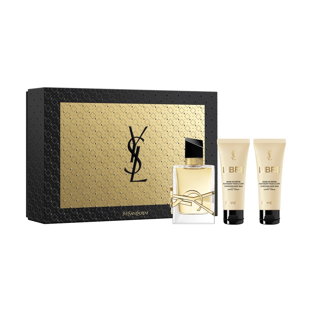 95797481670389580 Libre Pour Femme zestaw woda perfumowana spray 50ml + balsam do ciała 2x50ml - obrazek 1