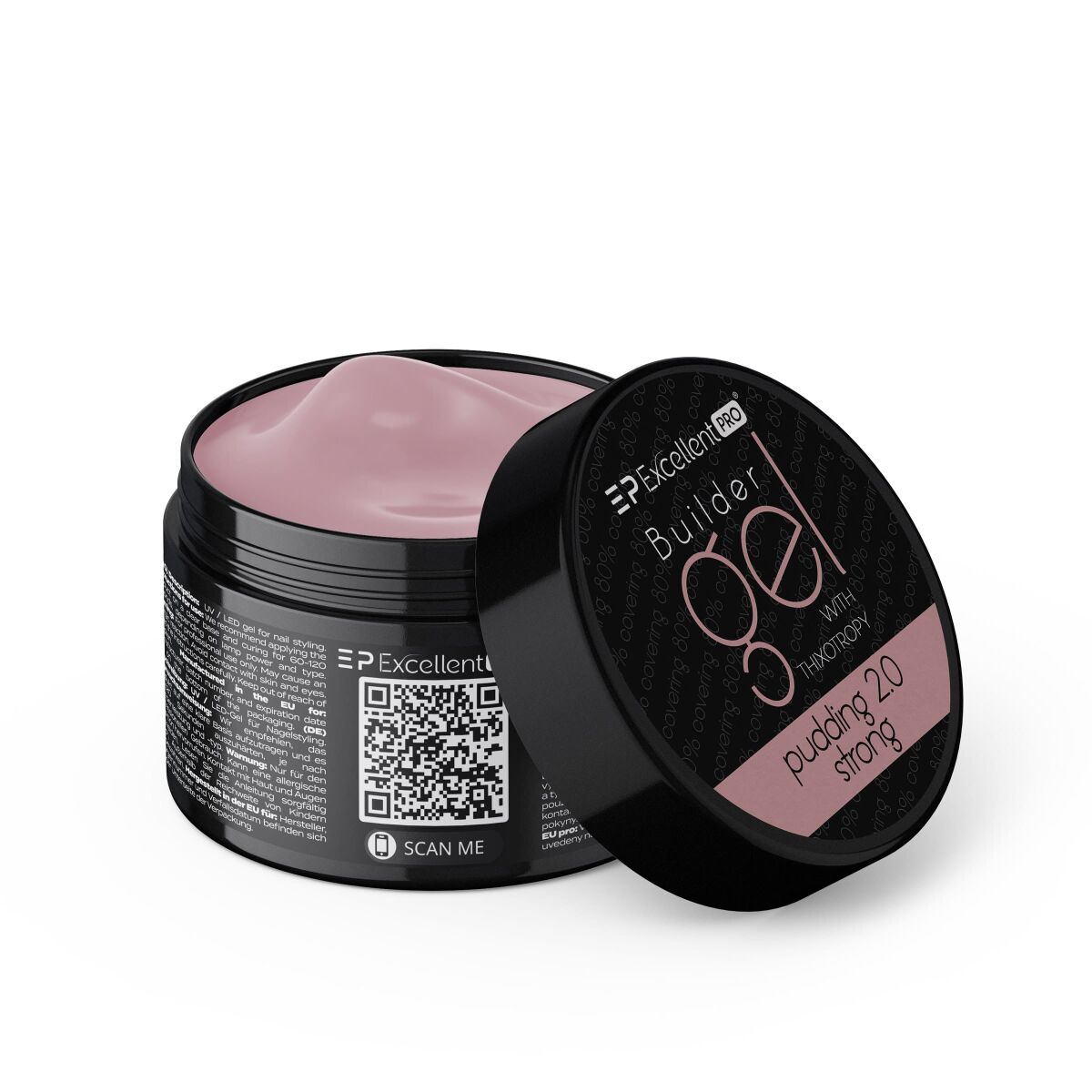 Kozubek.info for Excellent PRO Builder Gel With Thixotropy żel budujący Pudding 2.0 Strong 50g - obrazek 1