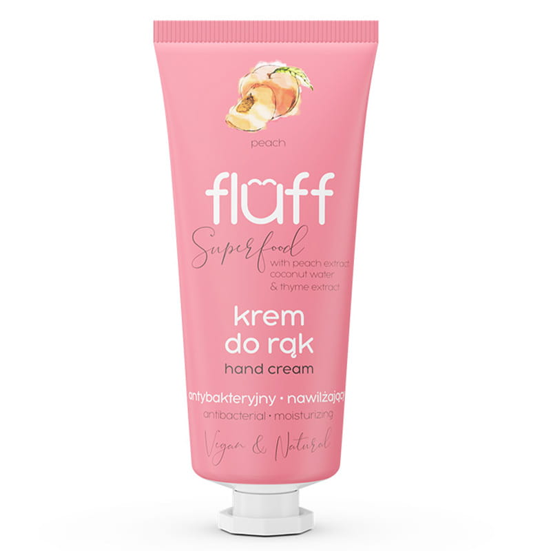 95883851605243706 Superfood Hand Cream antybakteryjny krem do rąk Brzoskwinia 50ml - obrazek 1