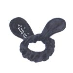 Bunny Ears pluszowa opaska kosmetyczna królicze uszy Czarna