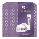 Technologia Wieku 5Repair Intensywne Odżywianie 70+ zestaw krem intensywnie regenerujący na dzień i na noc 50ml + krem pod oczy nawilżająco-odżywczy 15ml
