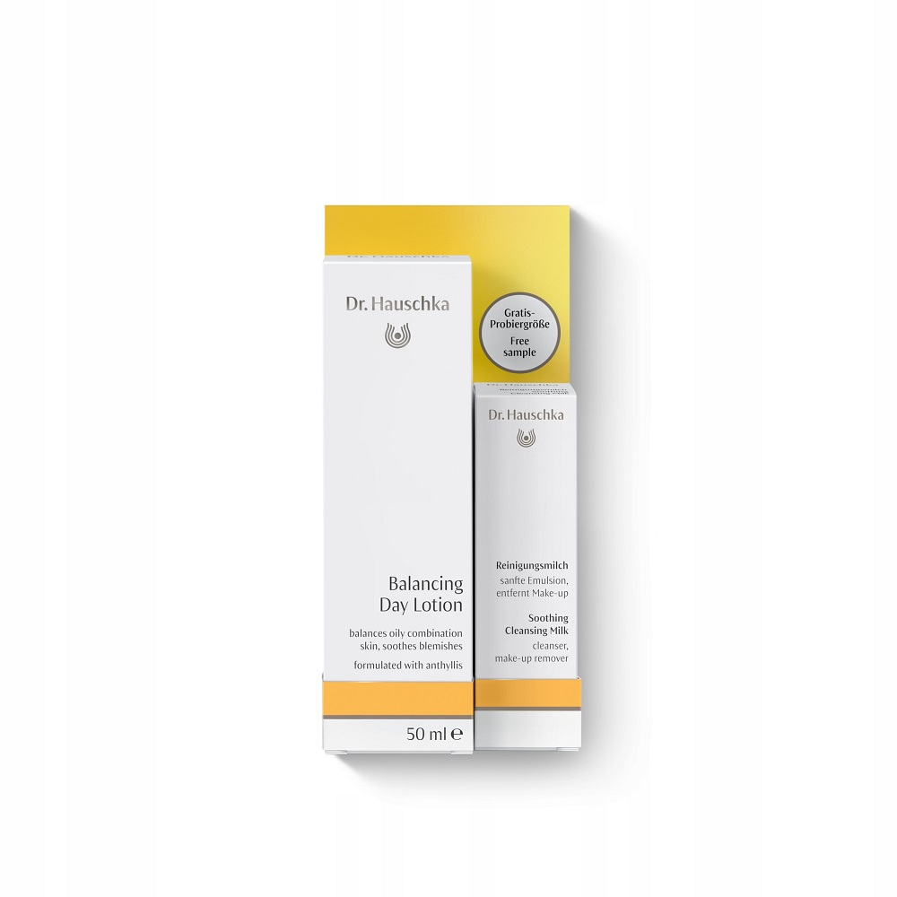 95928181657632158 Zestaw Balancing Day Lotion regulujący balsam na dzień 50ml + Soothing Cleansing Milk kojące mleczko do demakijażu 10ml - obrazek 1