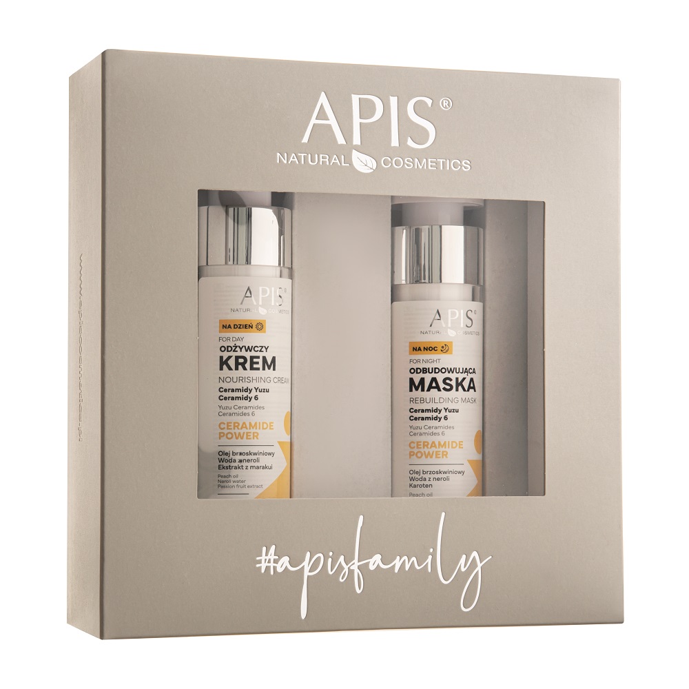 95991061667479033 Ceramide Power zestaw odżywczy krem na dzień 50ml + odbudowująca maska na noc 50ml - obrazek 1
