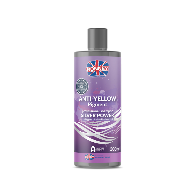 96018731664347637 Anti-Yellow Silver Power Professional Shampoo szampon do włosów blond rozjaśnianych i siwych 300ml - obrazek 1