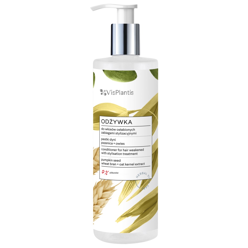 96047701608020768 Odżywka do włosów osłabionych zabiegami stylizacyjnymi z pestkami dyni 400ml - obrazek 1