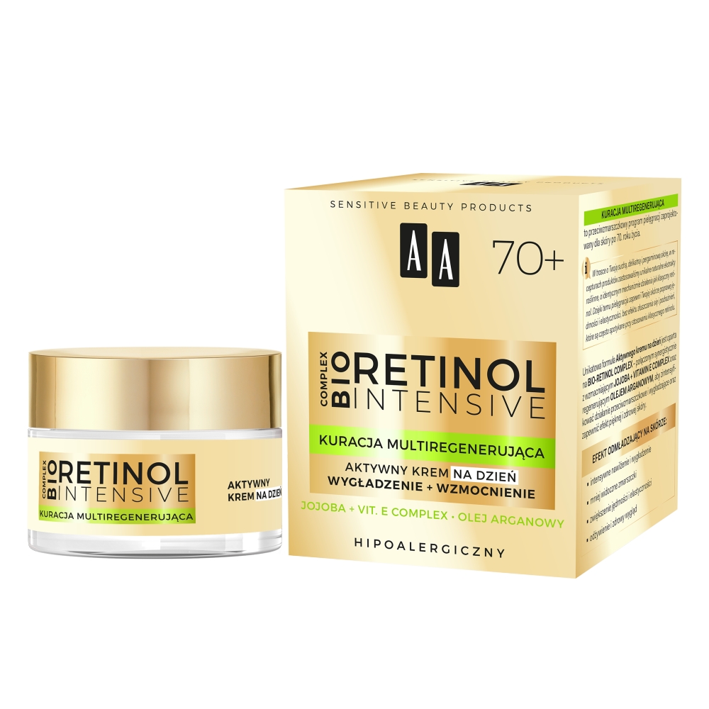 96079931675938702 Retinol Intensive 70+ aktywny krem na dzień wygładzenie+wzmocnienie 50ml - obrazek 1