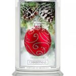 Duża świeca zapachowa z dwoma knotami Christmas 623g