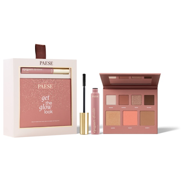 96101501760285741 Double Glow Look zestaw wielozadaniowa paleta do makijażu 16g + tusz do rzęs 9ml - obrazek 1
