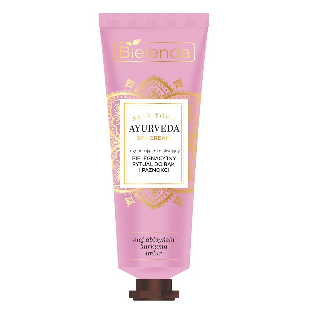 96171271721414141 Ayurveda Skin Yoga regenerująco-relaksujący krem do rąk i paznokci 50ml - obrazek 1