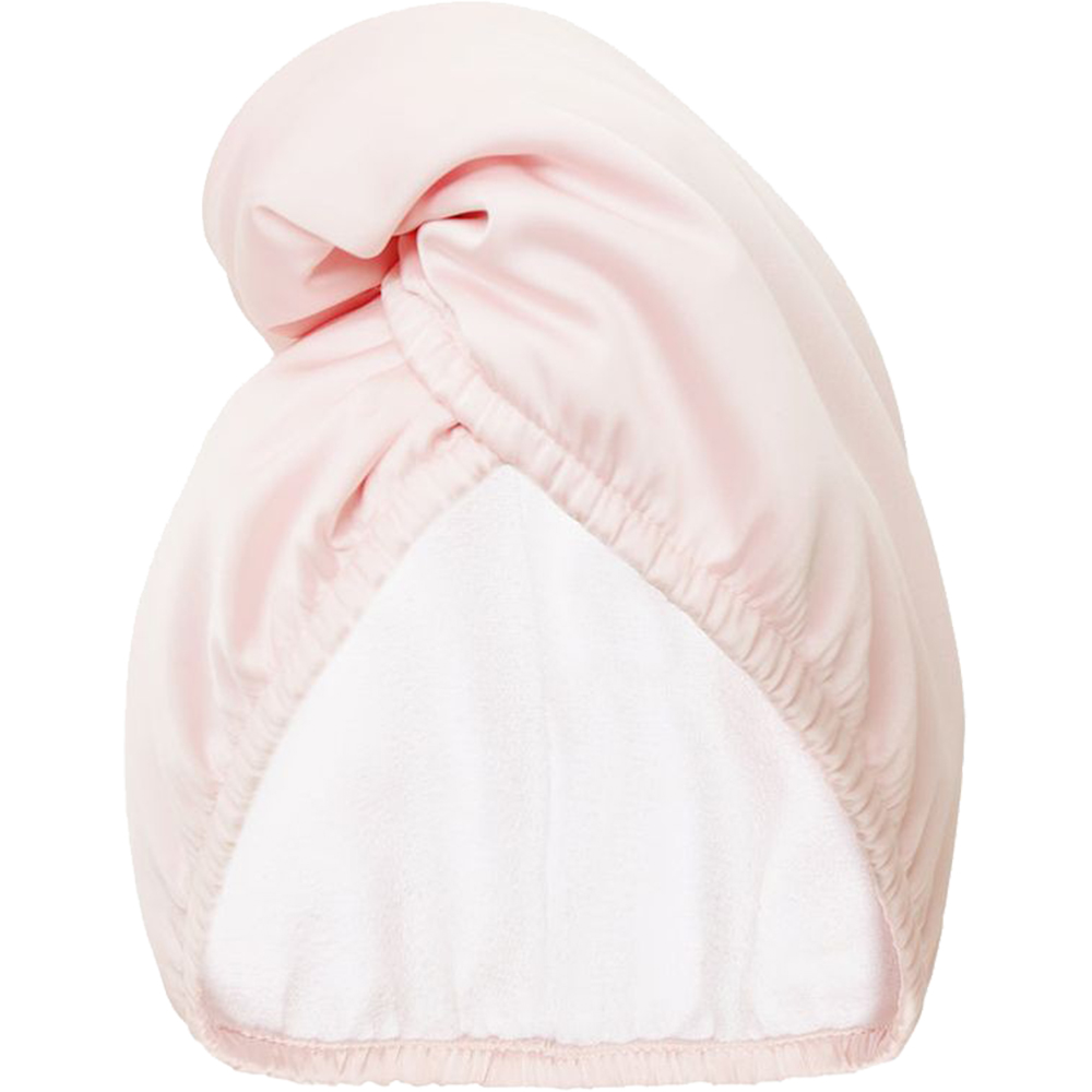 96235621675412742 Satin Towel Wrap dwustronny turban satynowy do włosów Champagne - obrazek 1