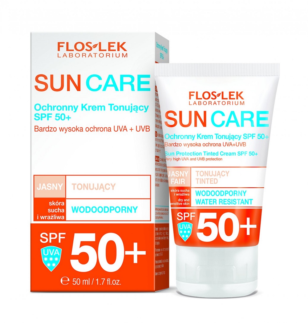 96271691620902569 Sun Care ochronny krem tonujący skóra sucha i wrażliwa SPF50+ 50ml - obrazek 1