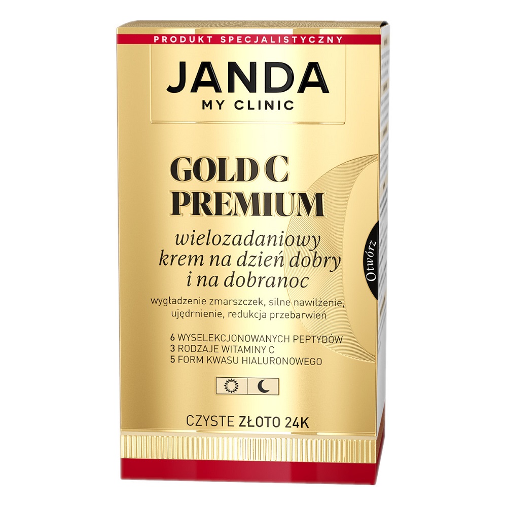 96280301709196859 Gold C Premium wielozadaniowy krem do twarzy na dzień dobry i na dobranoc 50ml - obrazek 1