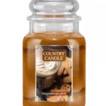 Duża świeca zapachowa z dwoma knotami Gingerbread Latte 680g