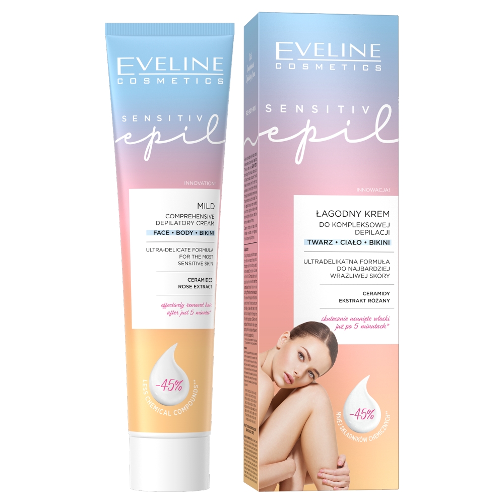 96400161688624983 Sensitive Epil łagodny krem do kompleksowej depilacji 125ml - obrazek 1