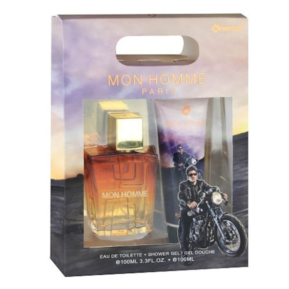 96459061599642236 Mon Homme zestaw woda toaletowa spray 100ml + żel pod prysznic 100ml - obrazek 1