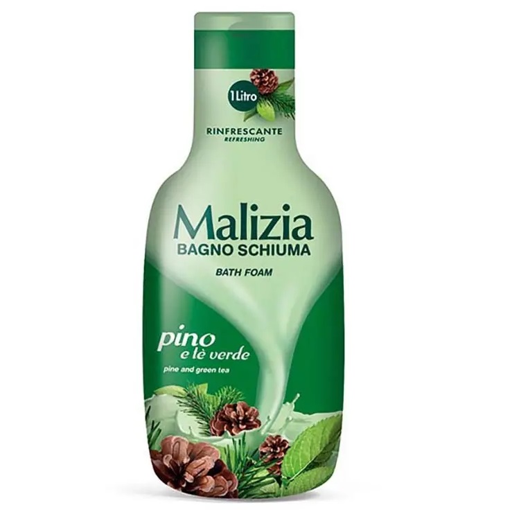 96466631647324358 Bath Foam płyn do kąpieli Sosna i Zielona Herbata 1000ml - obrazek 1
