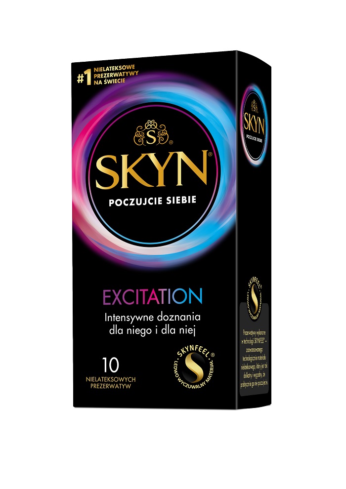 96518521604501985 Skyn Excitation nielateksowe prezerwatywy 10szt - obrazek 1