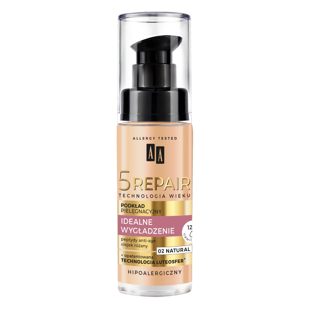 96529061662984218 Technologia Wieku 5 Repair podkład pielęgnacyjny idealne wygładzanie 02 Natural 30ml - obrazek 1