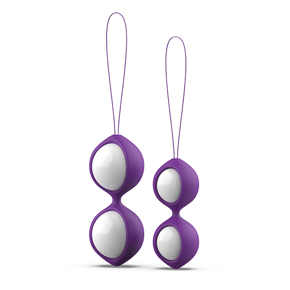 96538021645454540 Bfit Classic Kegel Balls kulki gejszy Purple 2szt - obrazek 1
