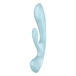 Triple Oh wielofunkcyjny wibrator Light Blue