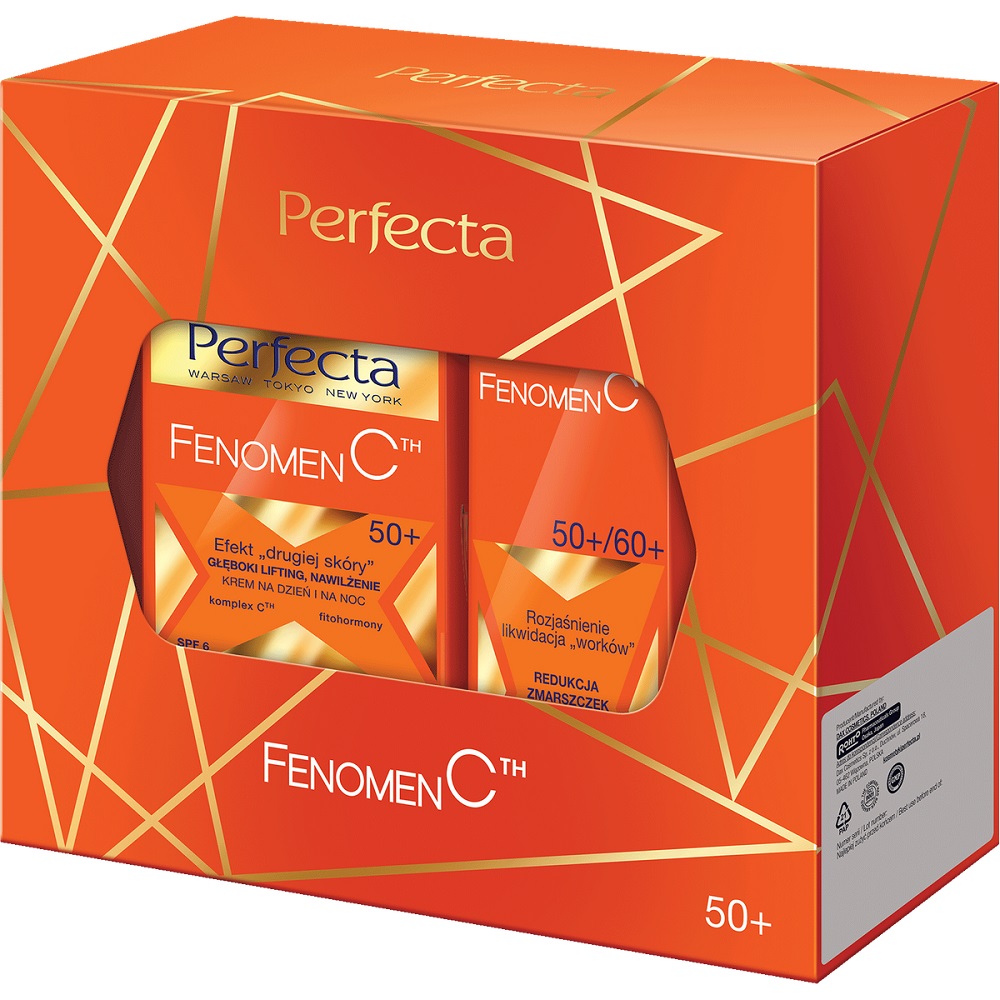 9663191699426625 Fenomen C 50+ zestaw krem na dzień i na noc 50ml + krem pod oczy i na powieki 15ml - obrazek 1