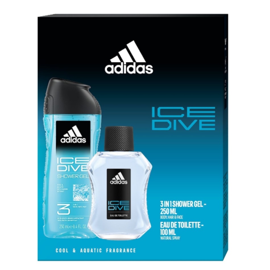 96850341741348480 Ice Dive zestaw woda toaletowa spray 100ml + żel pod prysznic 250ml - obrazek 1