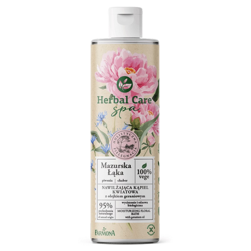 96944651686822833 Herbal Care Spa nawilżająca kąpiel kwiatowa Mazurska Łąka 400ml - obrazek 1