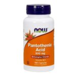 Pantothenic Acid 500mg suplement diety 100 kapsułek