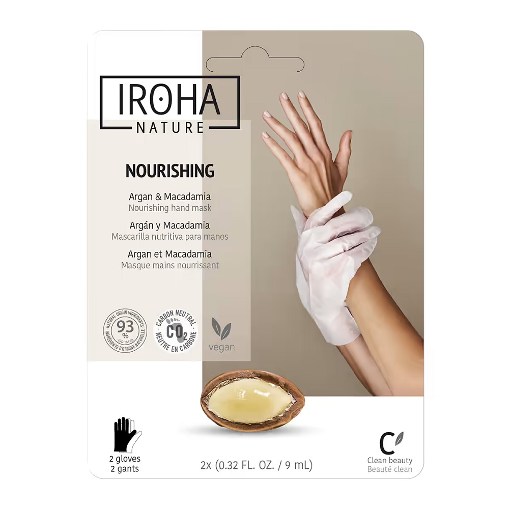 97045361667895315 Nourishing Hand Mask odżywcza maska do rąk w formie rękawic Argan & Macadamia 2x9ml - obrazek 1