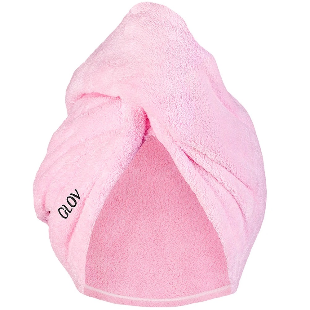 97072411693816140 Soft Hair Wrap miękki turban do włosów Pink - obrazek 1