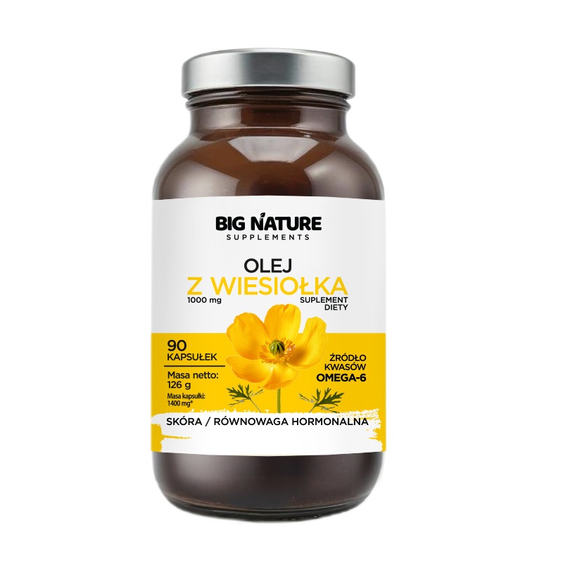 9720531763673241 Olej z wiesiołka suplement diety 90 kapsułek - obrazek 1