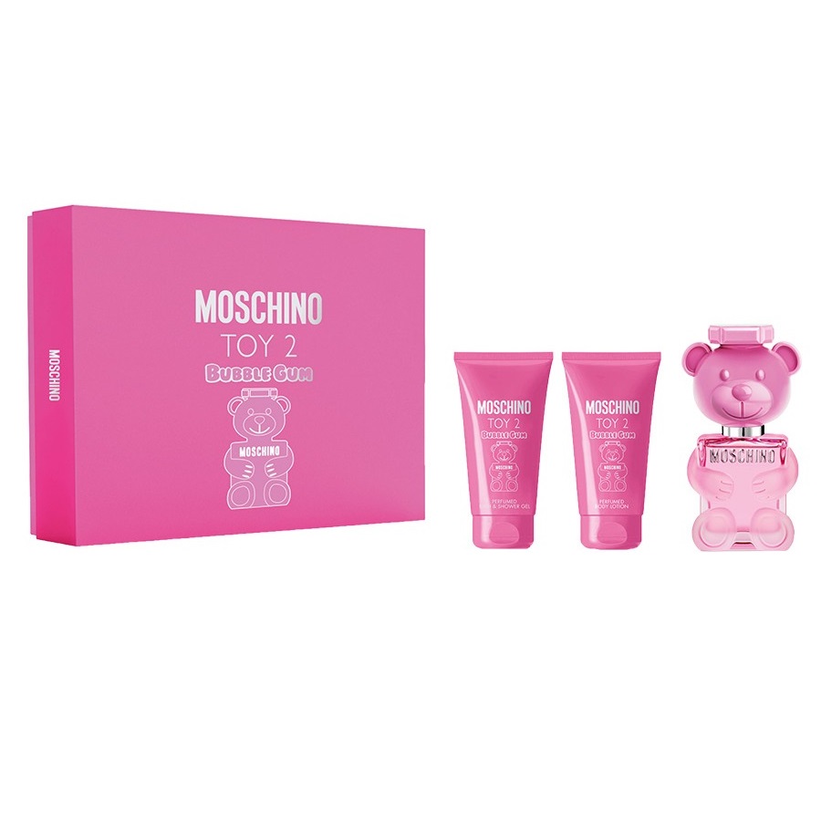 97352801738835966 Toy 2 Bubble Gum zestaw woda toaletowa spray 50ml + balsam do ciała 50ml + żel pod prysznic 50ml - obrazek 1