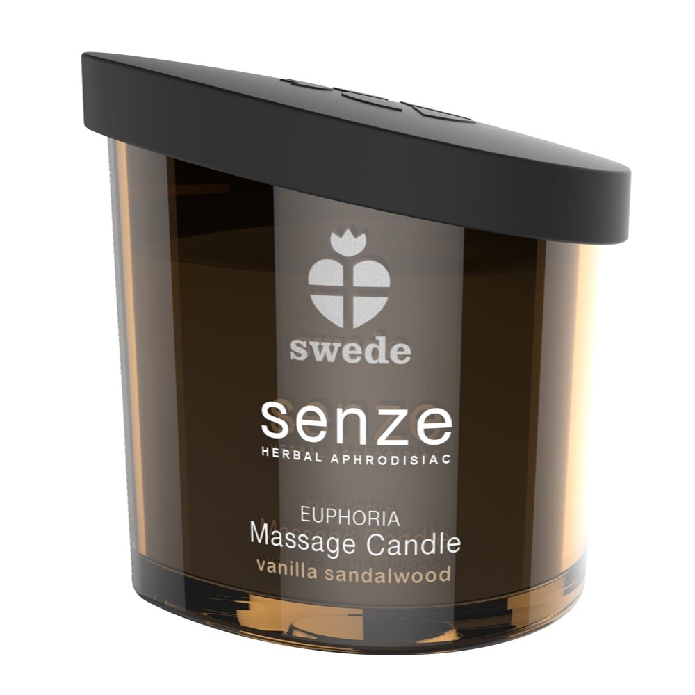 97461621763561926 Senze Massage Candle świeca do masażu Vanilla Sandalwood 150ml - obrazek 1