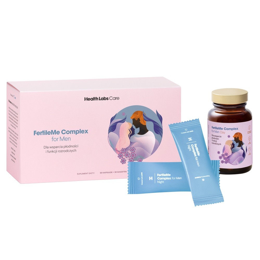 97479361751189865 FertileMe Complex for Men suplement diety dla mężczyzn 30 kapsułek + 30 saszetek - obrazek 1